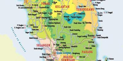 Map of west malaysia