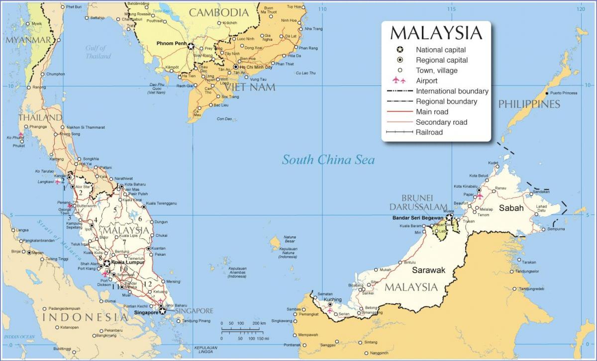 airports in malaysia map
