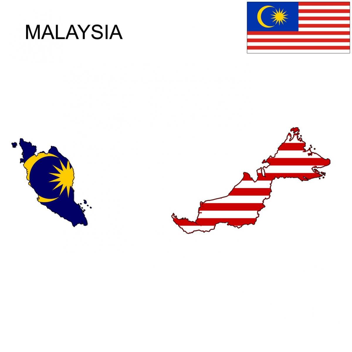 map of malaysia flag