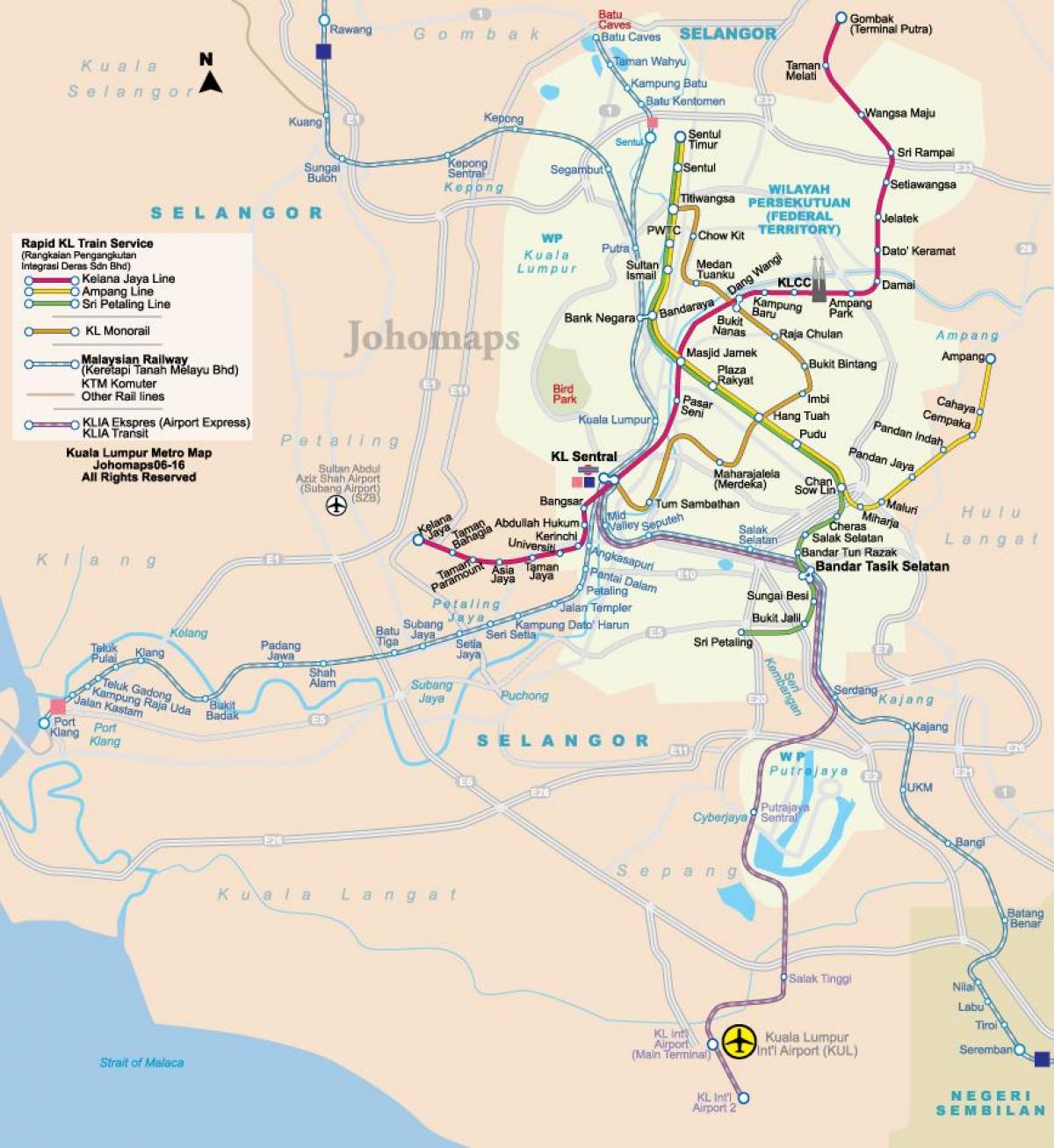 malaysia subway map
