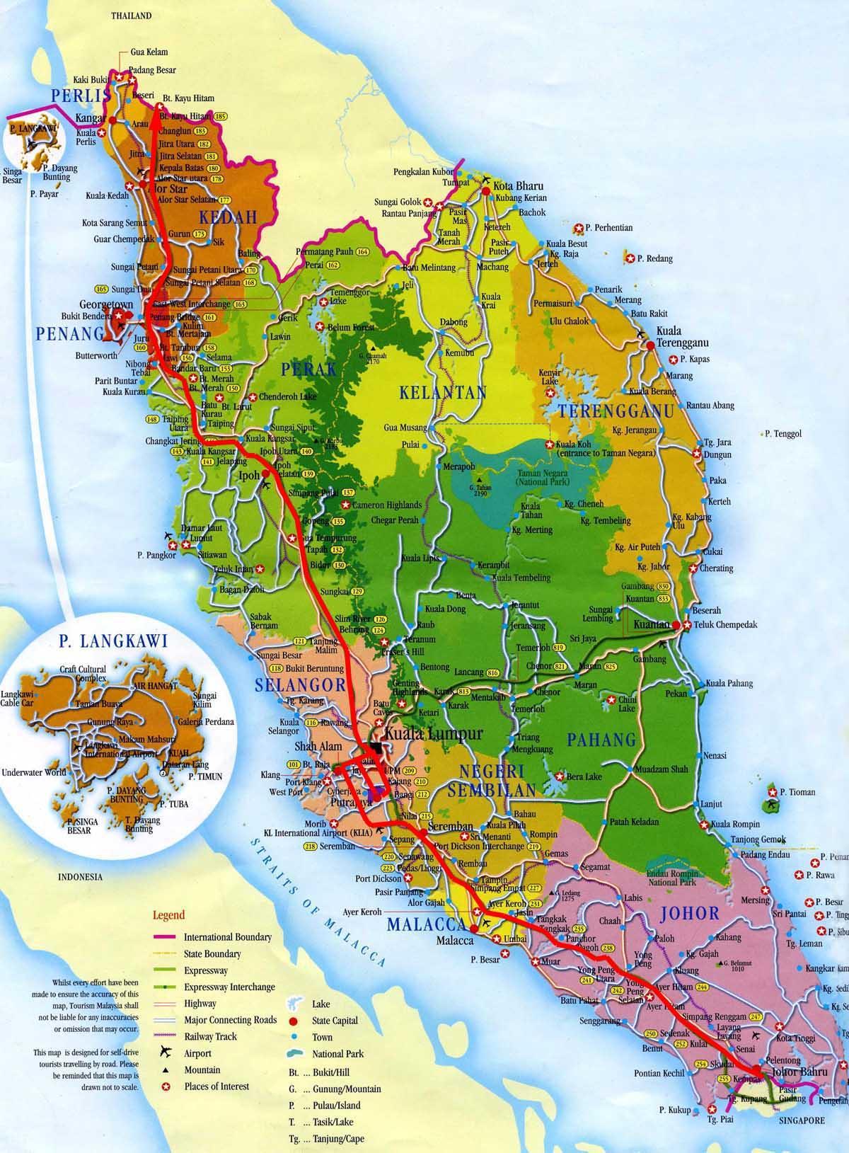 map of south malaysia