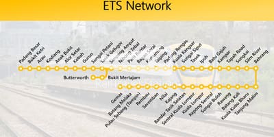 Map of ets route map malaysia