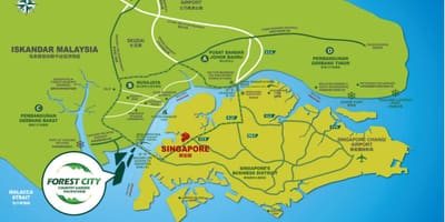 Map of forest city malaysia
