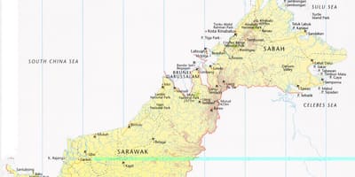 Map of labuan malaysia