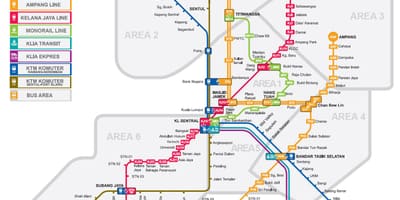 Lrt map malaysia 2016