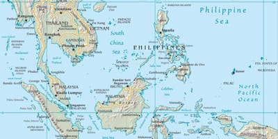 Map of malaysia and surrounding countries