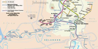 Malaysia subway map