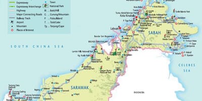 Map of malaysia national parks