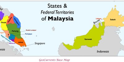 Map of malaysia province