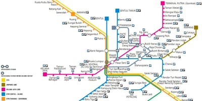 Public transport map malaysia