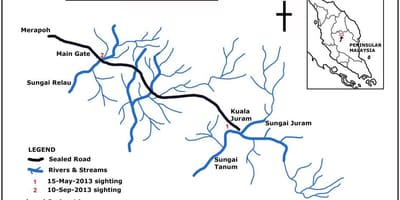 Map malaysia river
