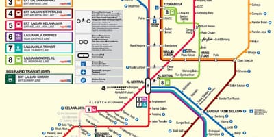 Malaysia mrt map 2016