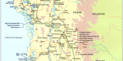 Map of perak state malaysia